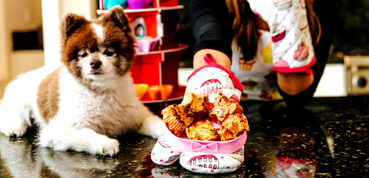 Cheesy Apple Pupcakes Dog Treat Recipe