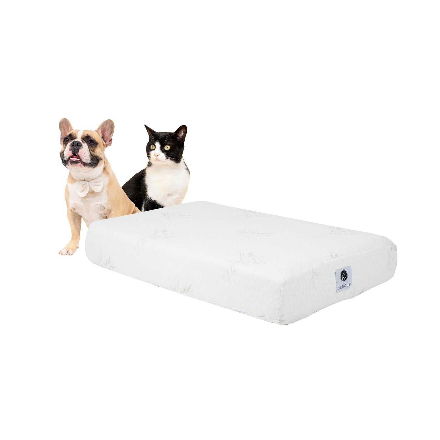 Bamboo Orthopedic Memory Foam Pet Bed - Small/Medium/Large, Sustainable, Non-Toxic, Hypoallergenic, for Dogs/Cats/Other Animals