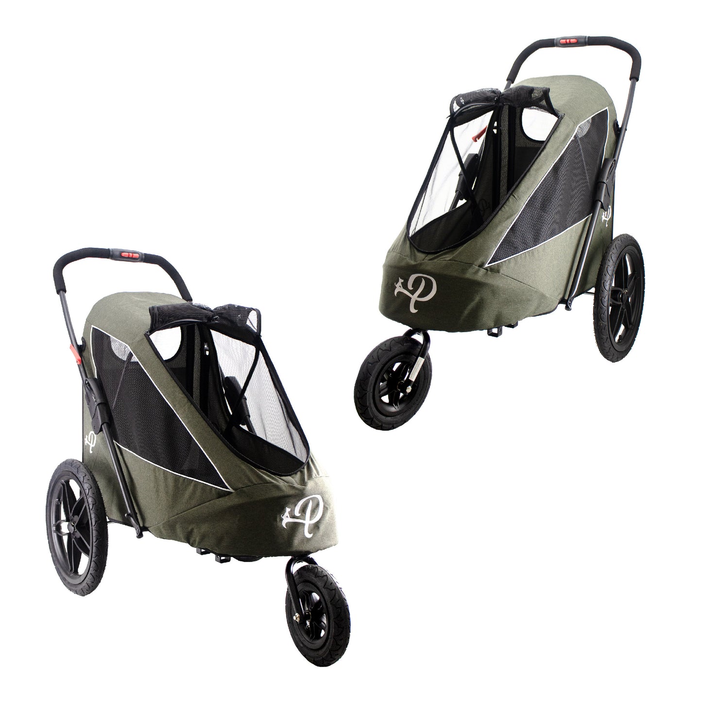 green pet jogger