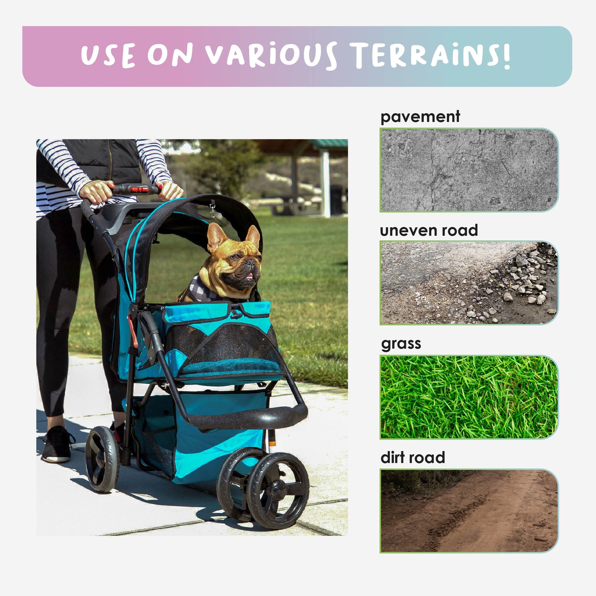 durable pet stroller for the outdoors