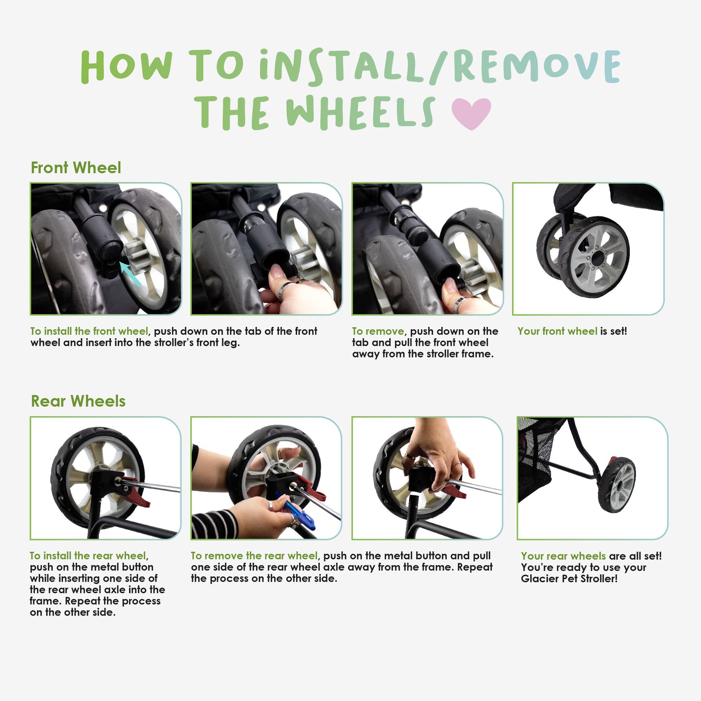 glacier pet stroller instructions petique