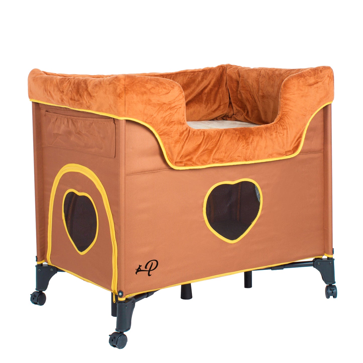 brown dog bed