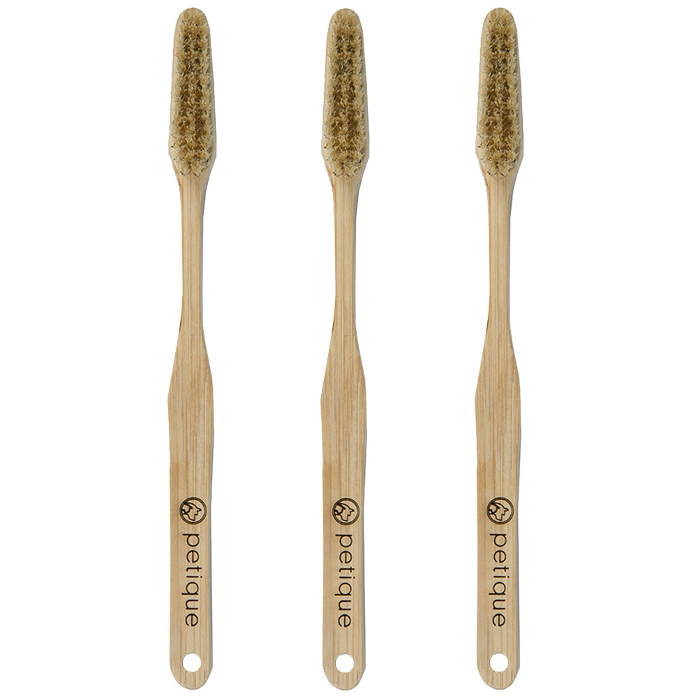3 large bamboo toothbrush