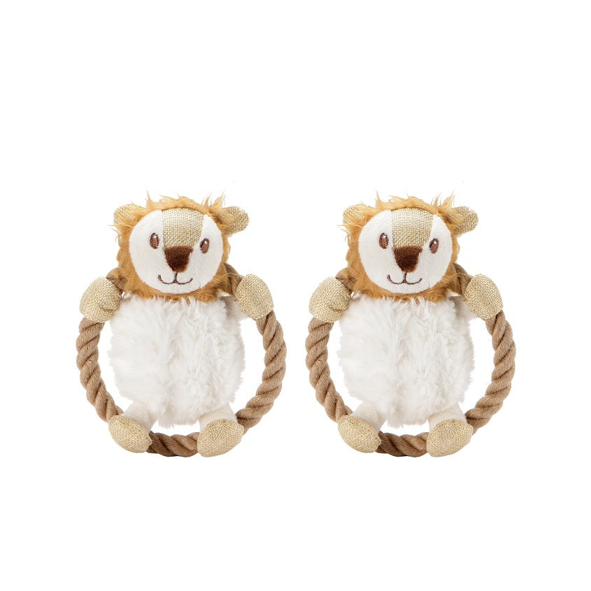 Hula Hemp Rope Lion Pet Toy 2
