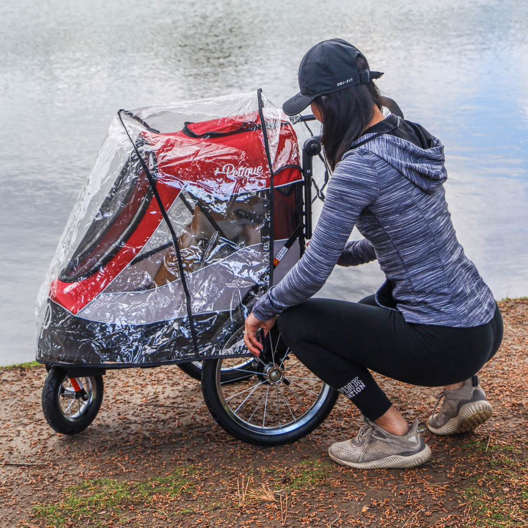 trailblazer pet jogger with rain cover