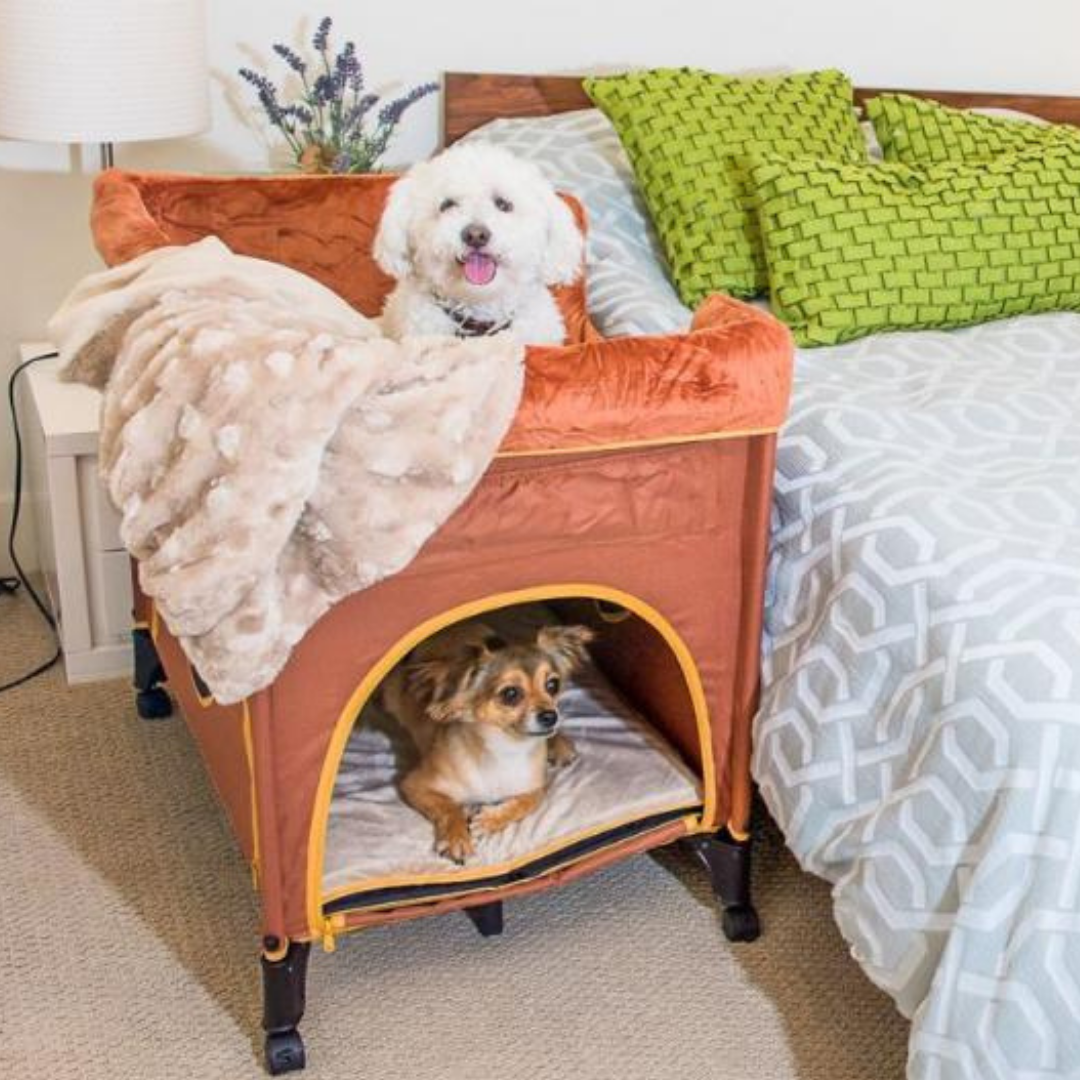 bedside lounge brown pet bed