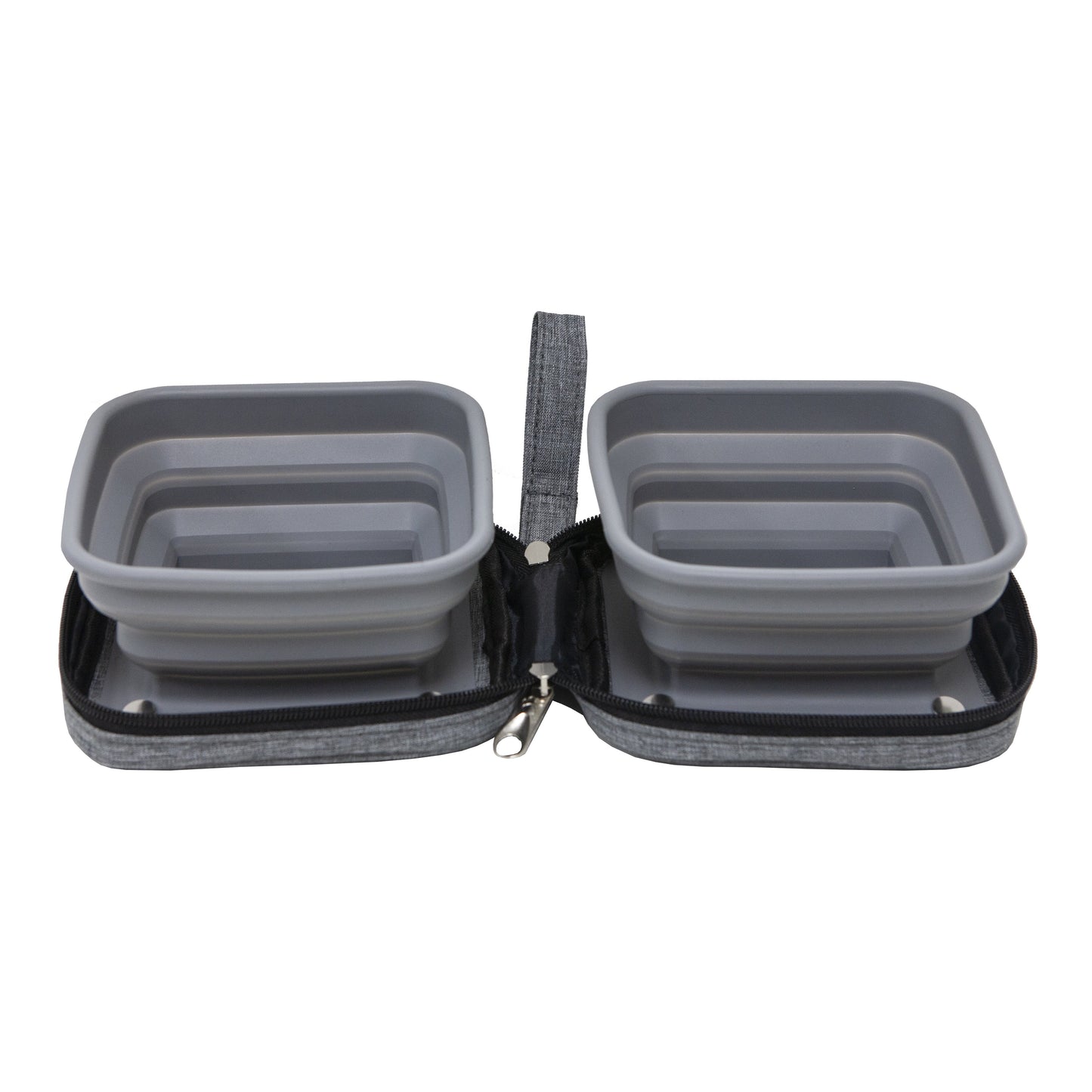Portabowl Water and Food Bowl- Gray