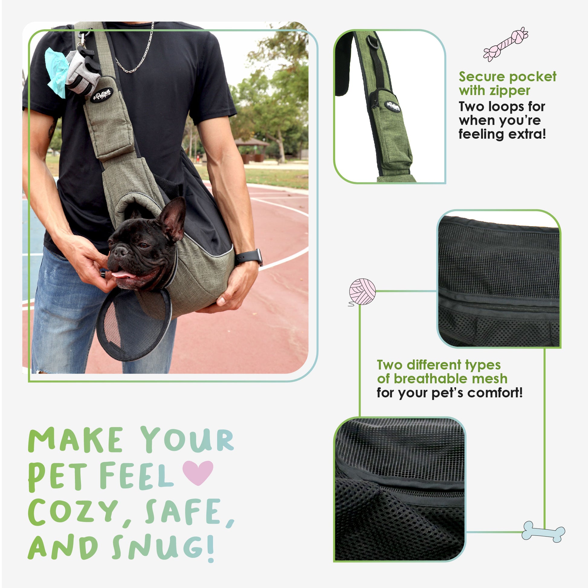 messenger bag for cats and dogs
