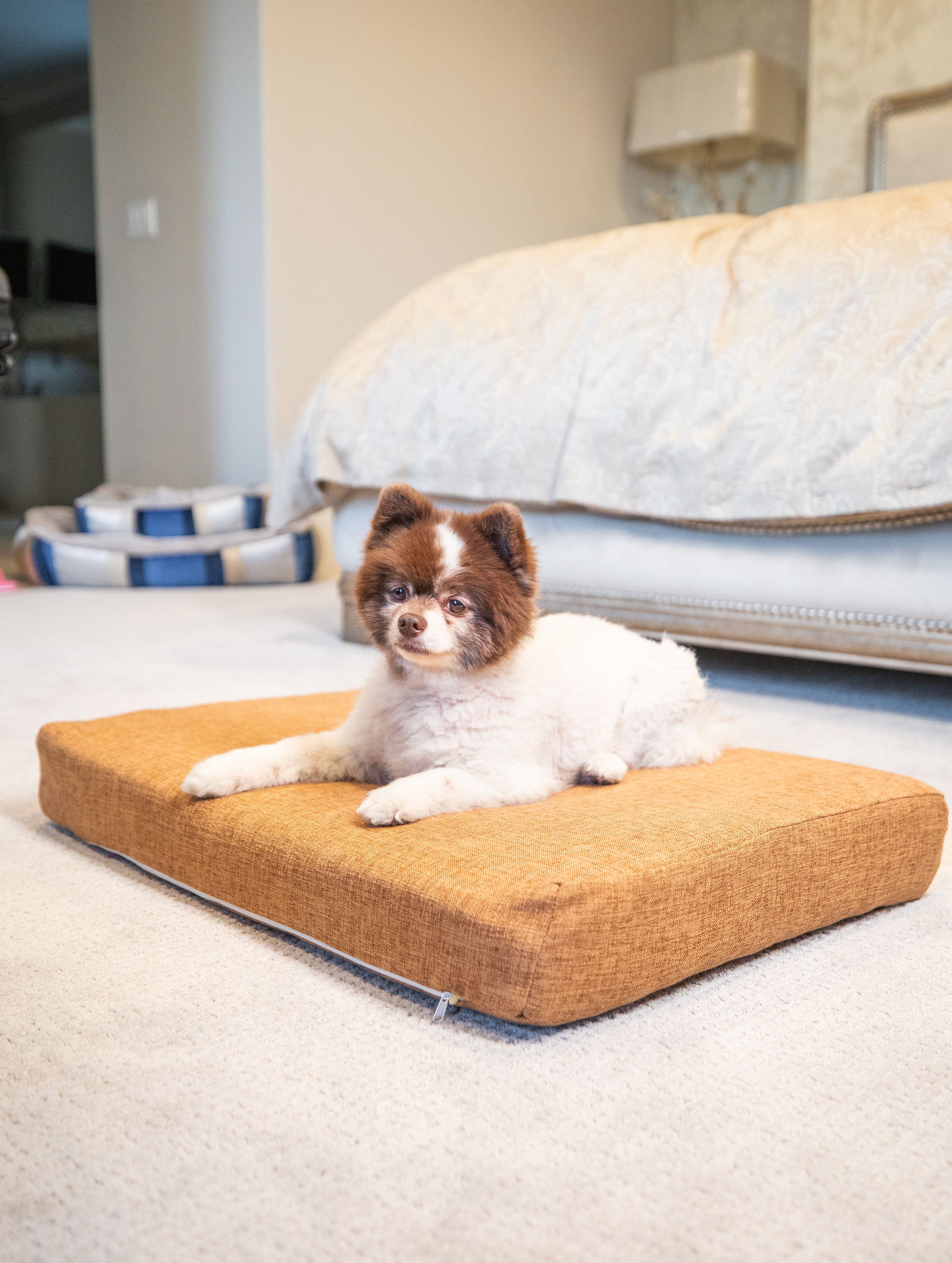 Bamboo Memory Foam Pet Bed WITH HEMP COVER