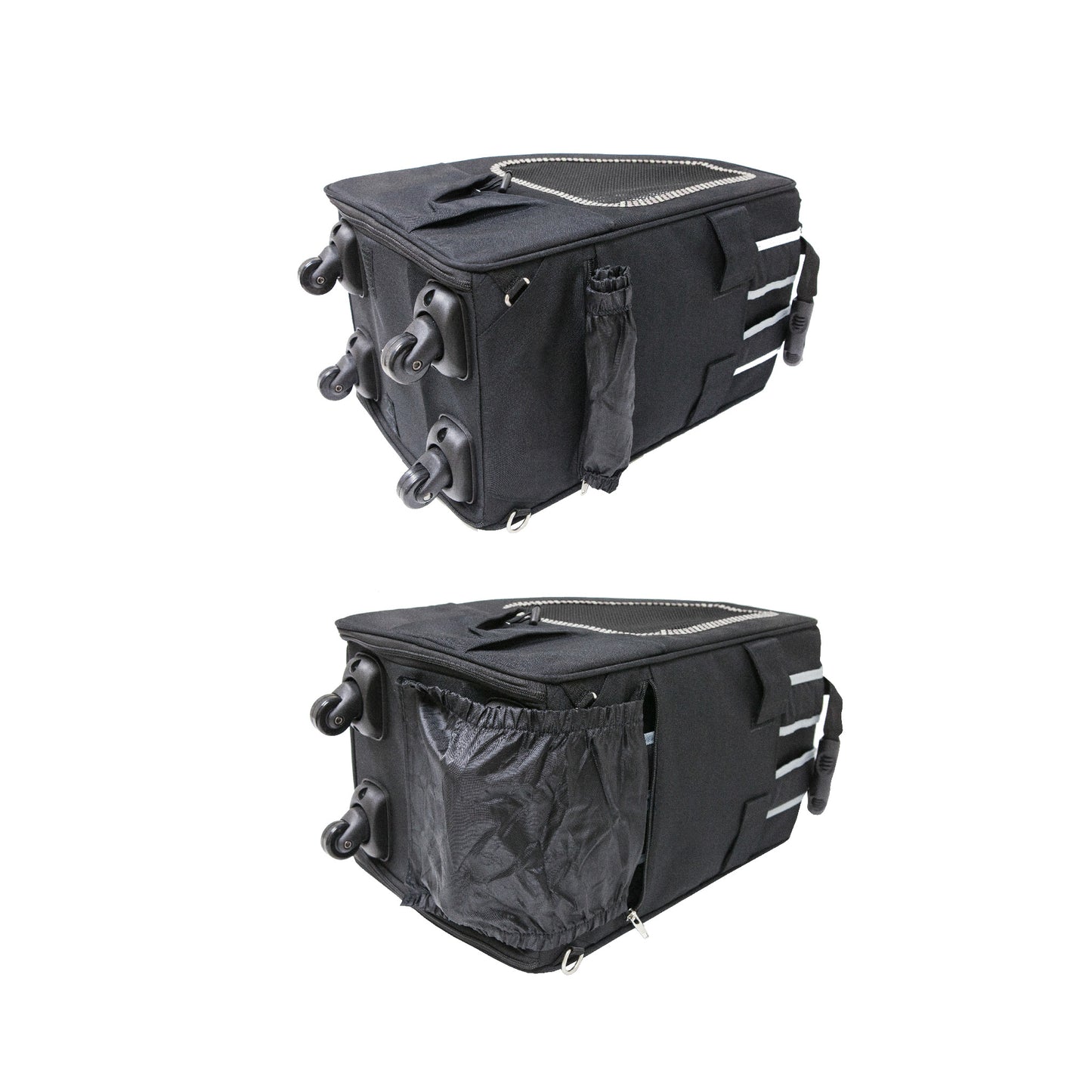 black pet carrier for travel