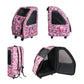 pink camo pet carrier