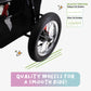 5-in-1 pet stroller rear wheels