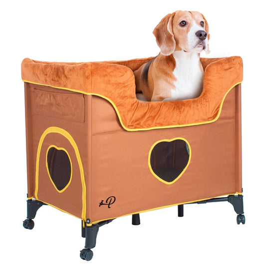 OPEN-BOX | Pet Bunk Bed - Lion's Den (Orange)