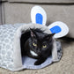 Hide & Seek 3 Piece Bundle Pack: Pet Sleep & Play House Bundle for Cats, Bunnies, Small Animals, Interactive Tunnel Mat, Critter Dome, and Critter Tunnel, Durable Fabric, Anxiety-Relief, Perfect for Play, Sleep, Easy to Clean, Pet Gift Set