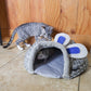 Critter Dome Sleep and Play: Comfortable Soft Material, Security & Snuggling, Durable Fabric, Warm in Winter, Cool in Summer, for Small Animals