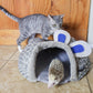 Critter Dome Sleep and Play: Comfortable Soft Material, Security & Snuggling, Durable Fabric, Warm in Winter, Cool in Summer, for Small Animals