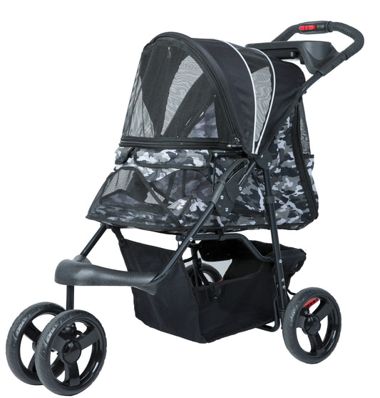 OPEN-BOX | Black Camo Pet Stroller