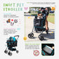 swift pet stroller for all pets