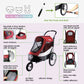 3-in-1 Trailblazer Pet Jogging Stroller + Bike Trailer Bundle