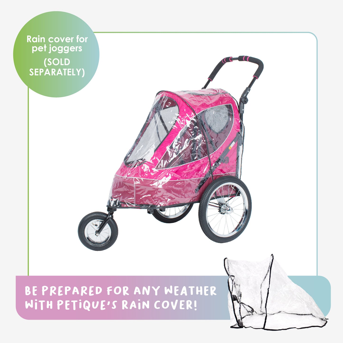 rain cover for all terrain pet jogger