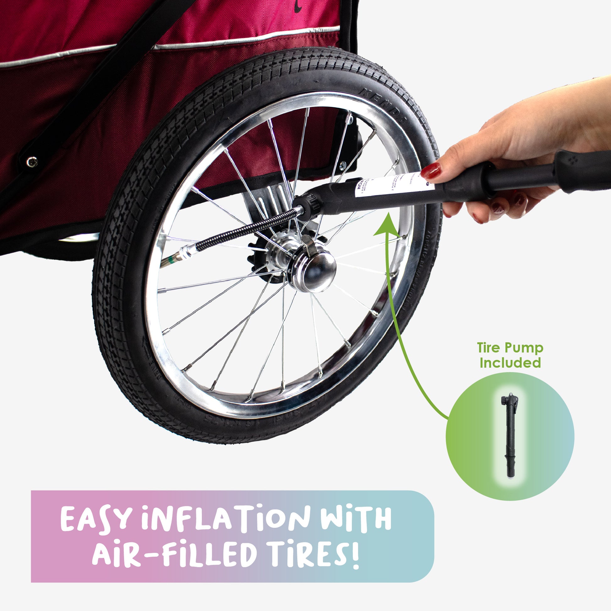 tire pump included with all terrain