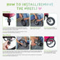 how to install and remove all terrain pet jogger wheels