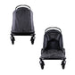 NEW & IMPROVED Apollo Elite Pet Stroller: Sturdy Ramp, Low to Ground, Air-Filled Bike Tires, Peek-a-Boo Window Folds Compact, Convertible Canopy, For Large & Multiple Dogs, Supports up to 133 LBS