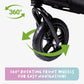 NEW & IMPROVED Apollo Elite Pet Stroller: Sturdy Ramp, Low to Ground, Air-Filled Bike Tires, Peek-a-Boo Window Folds Compact, Convertible Canopy, For Large & Multiple Dogs, Supports up to 133 LBS