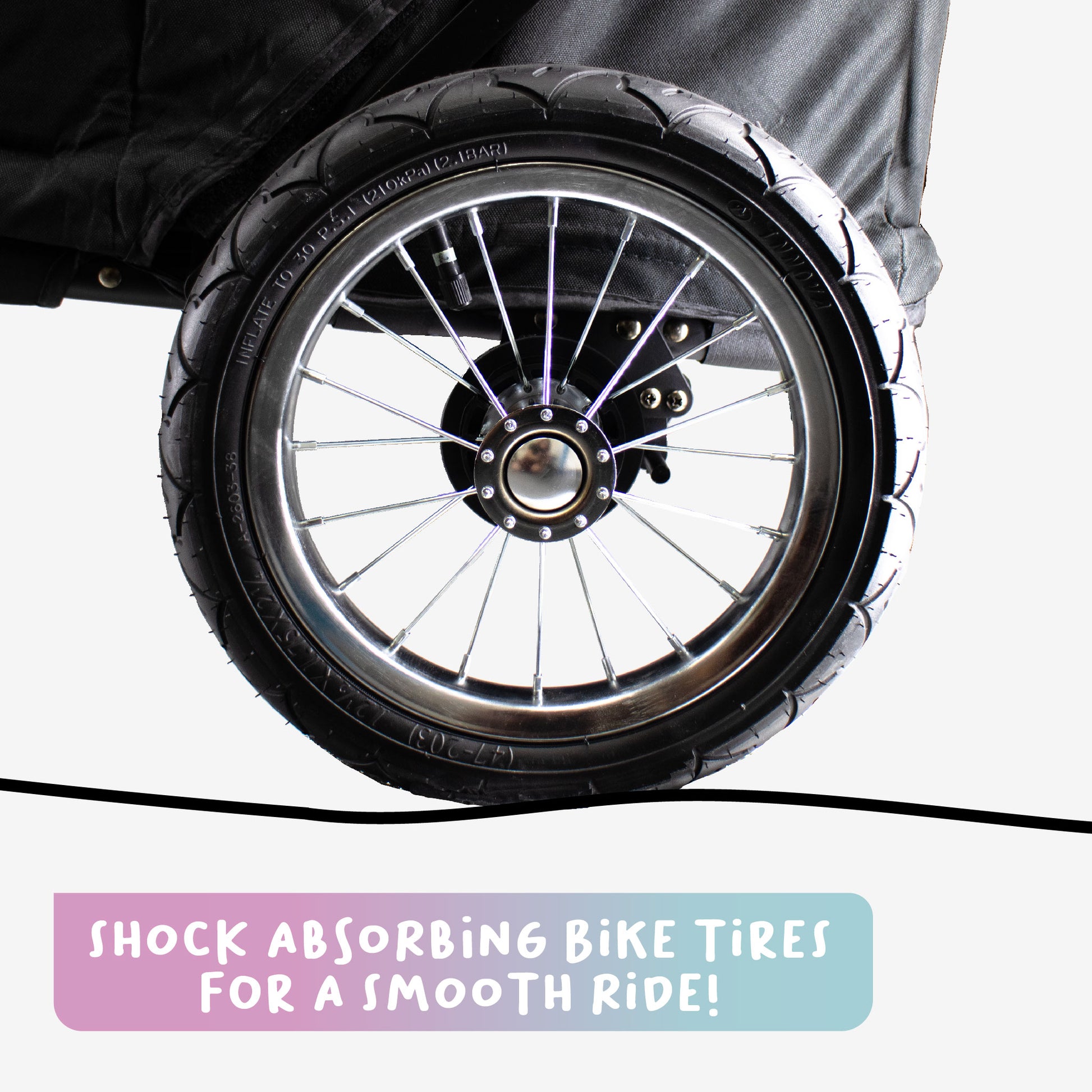 smooth bike tires for apollo pet stroller