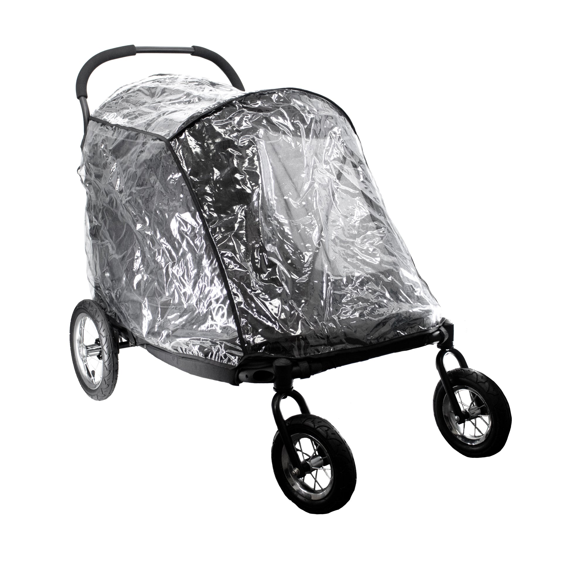 dog stroller with rain cover Apollo/Elite Pet Stroller Rain Cover ONLY, Weather Protection Snow/Rain/Wind Cover for Dog/Cat/Pet Stroller with Ventilation, Foldable, Clear, One
