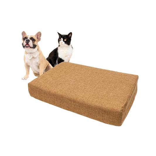 Bamboo Memory Foam Pet Bed WITH HEMP COVER