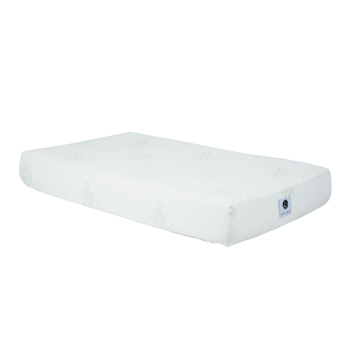 PETIQUE Bamboo Orthopedic Memory Foam Pet Bed - Small/Medium/Large, Sustainable, Non-Toxic, Hypoallergenic, for Dogs/Cats/Other Animals