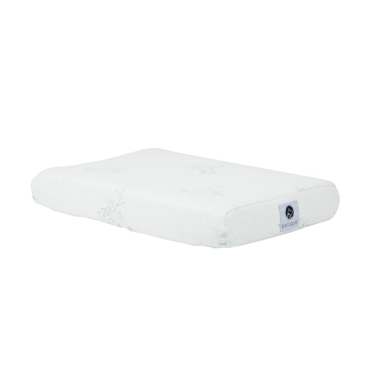 PETIQUE Bamboo Orthopedic Memory Foam Pet Bed - Small/Medium/Large, Sustainable, Non-Toxic, Hypoallergenic, for Dogs/Cats/Other Animals