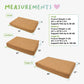 Bamboo Memory Foam Pet Bed WITH HEMP COVER