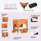 OPEN-BOX | Pet Bunk Bed - Lion's Den (Orange)