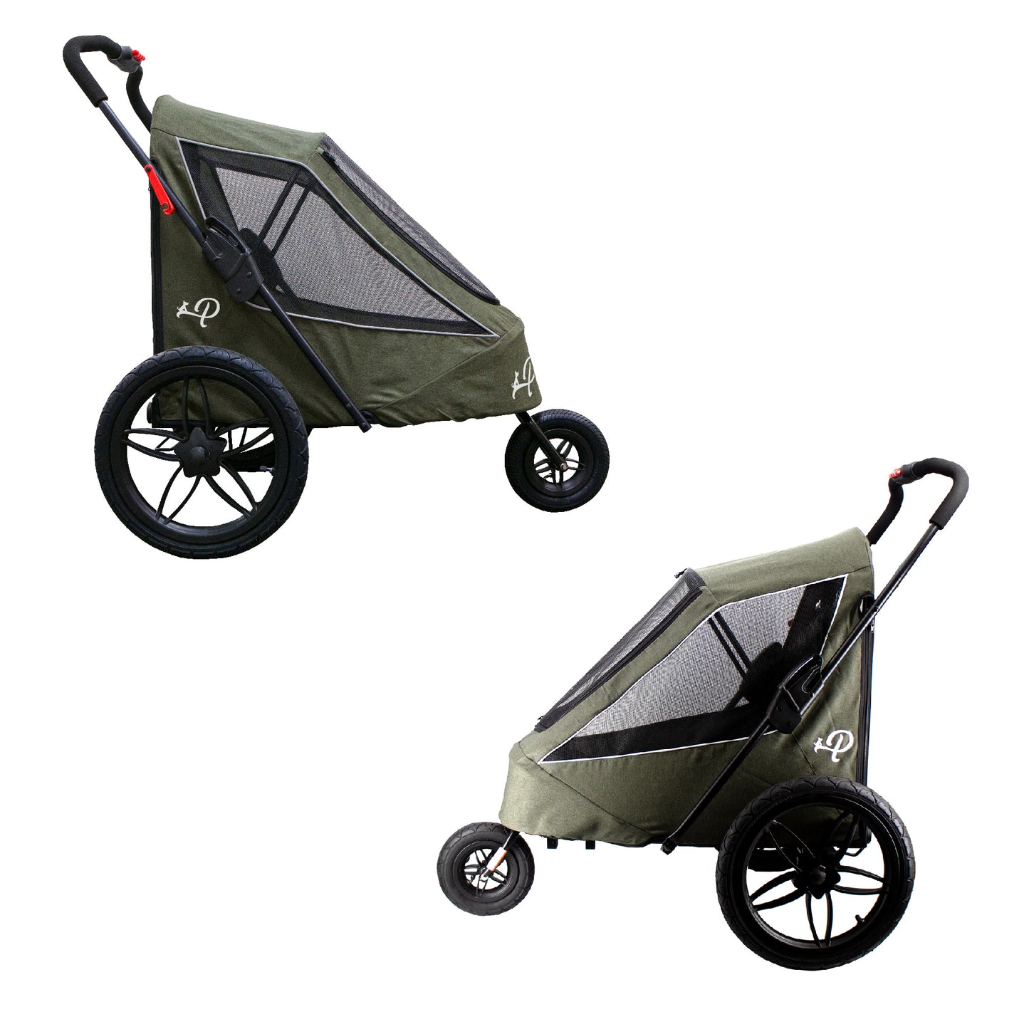 breeze pet jogger green side view