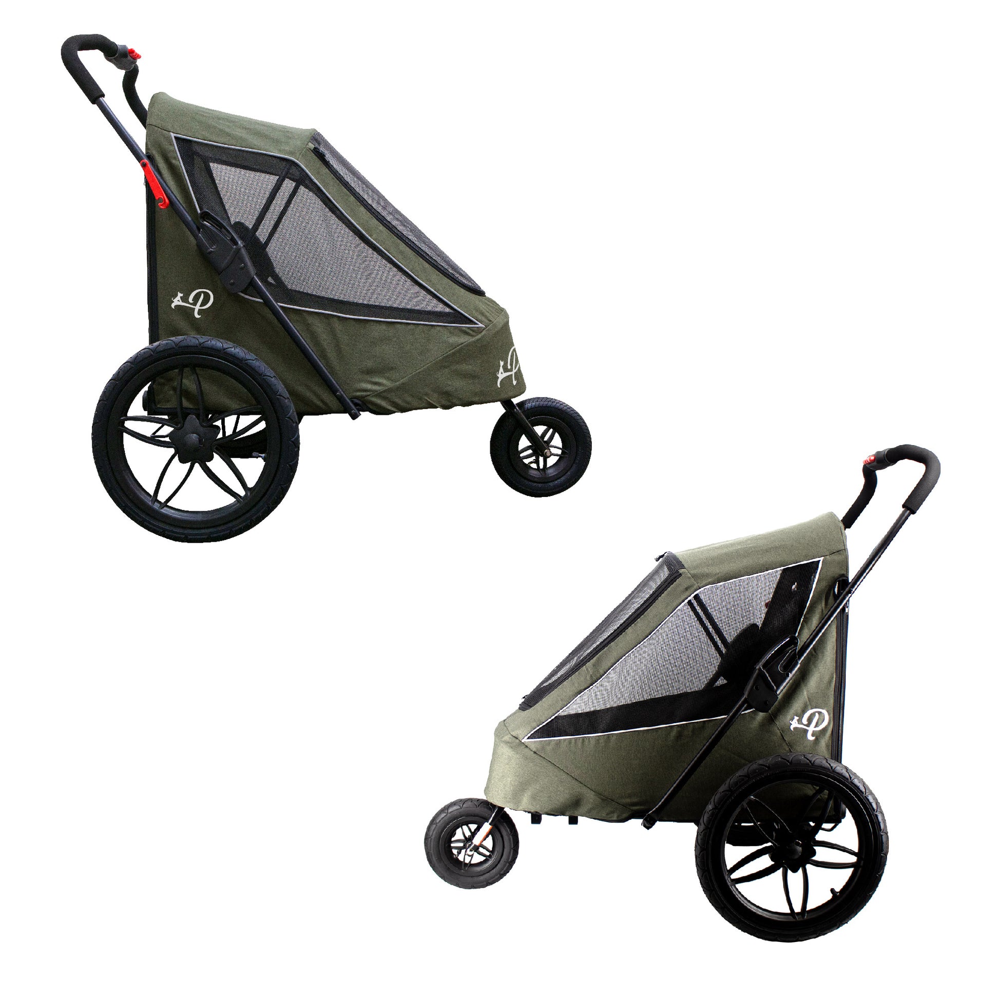 breeze pet jogger green side view