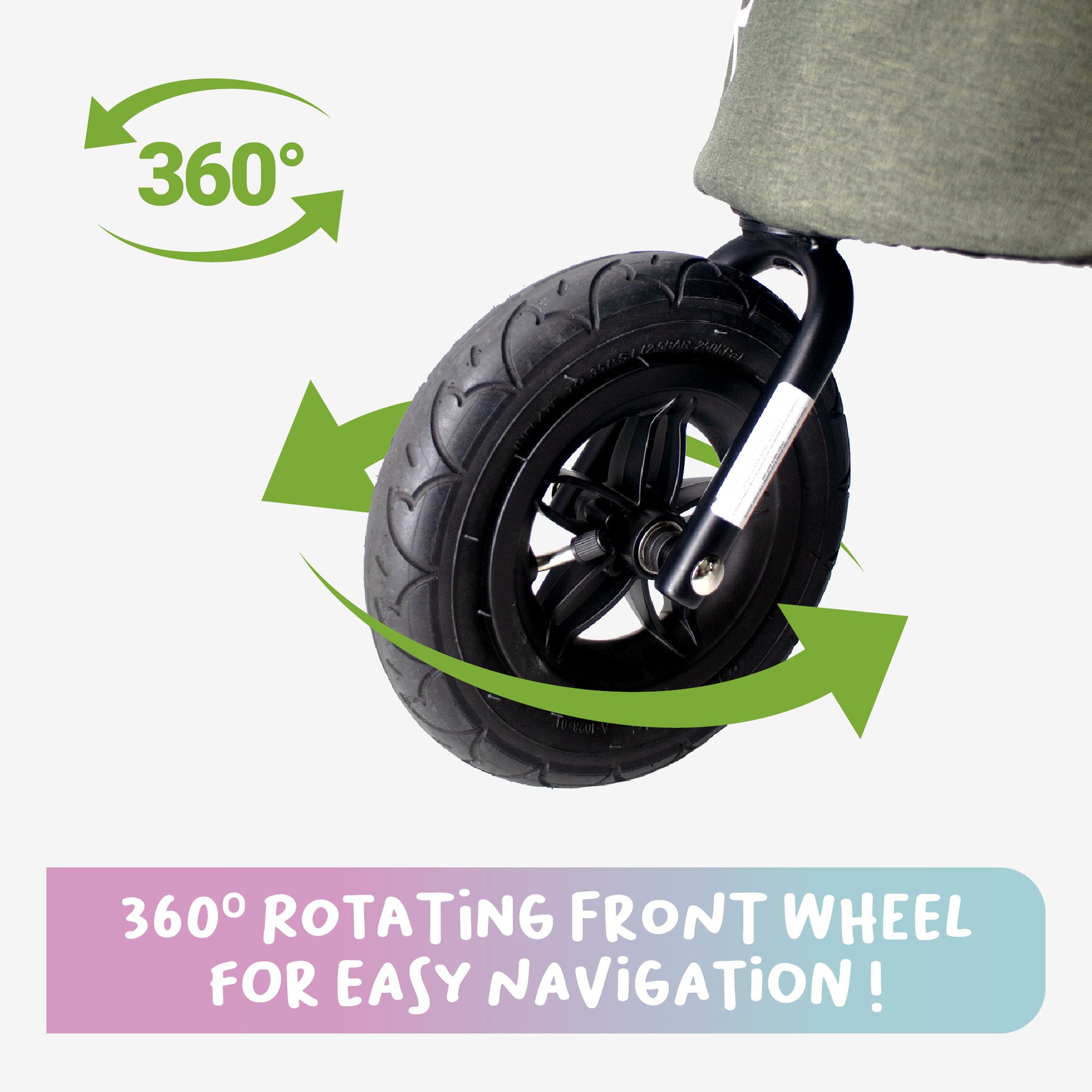 thick wheels for pet jogger