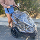 rain cover with pet stroller