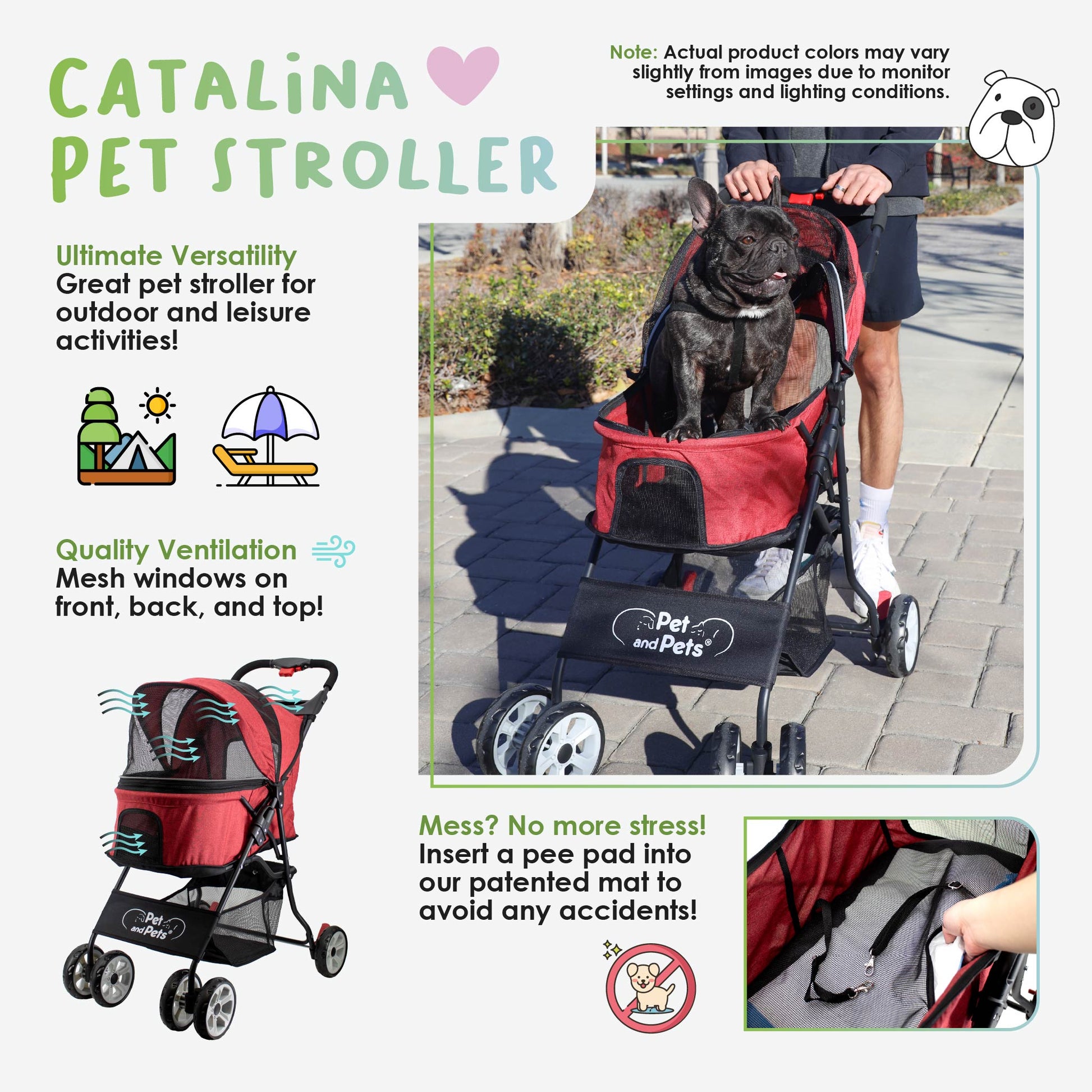 catalina pet stroller petique