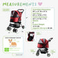 catalina pet stroller measurements