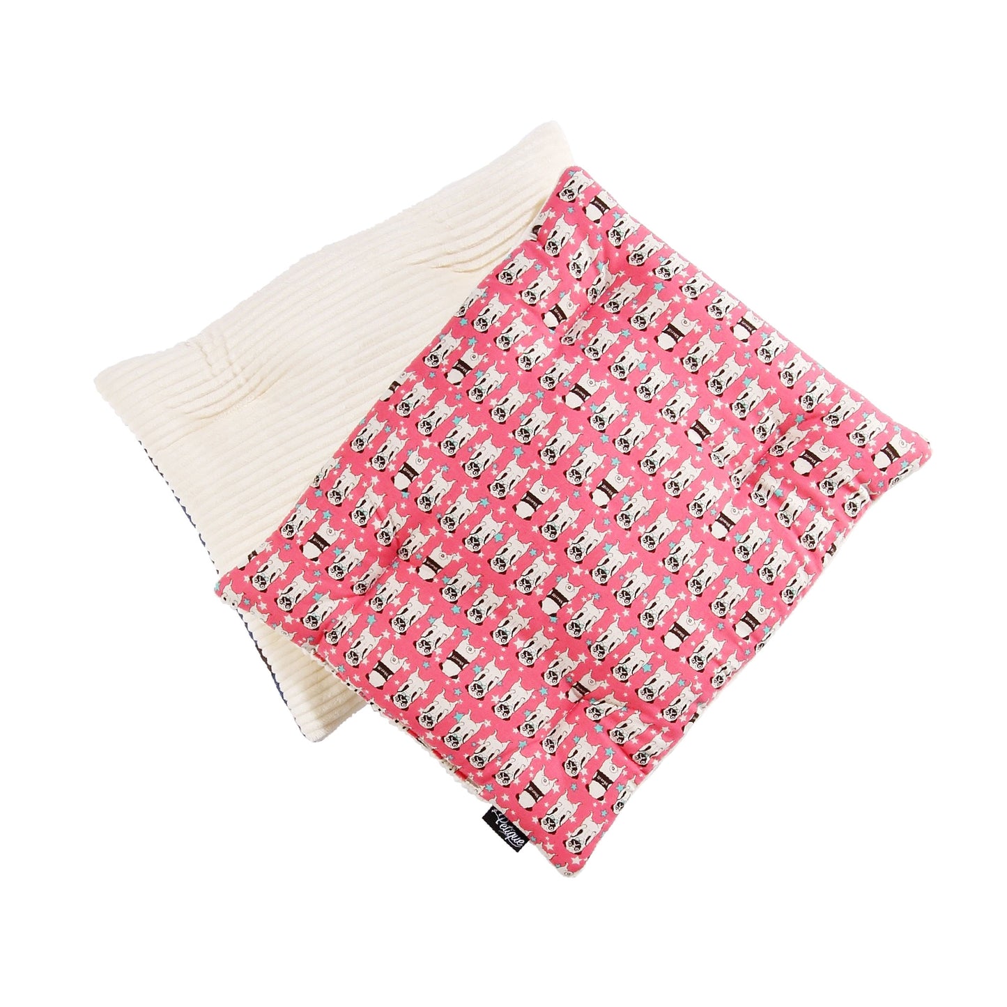 Comfy Mat Pet Bed: Breathable Cotton, Reversible & Cooling Side for Hot Days, Velvety Side for Cold Days, Angel Hair Fiber, Handmade Stitching, Perfect for Crates & Travel, for Small Animals