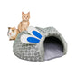 Critter Dome Sleep and Play: Comfortable Soft Material, Security & Snuggling, Durable Fabric, Warm in Winter, Cool in Summer, for Small Animals