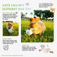 Cute Chunky Elephant Dog Toy: Fun Squeaker & Hemp Rope, Mentally & Physically Stimulates Pets, Cute Block Head with Stuffing & Squeaker, Tough Hemp for Chewing & Fetching, Non-Toxic, Cleans Teeth, Variety of Textures, for Pets
