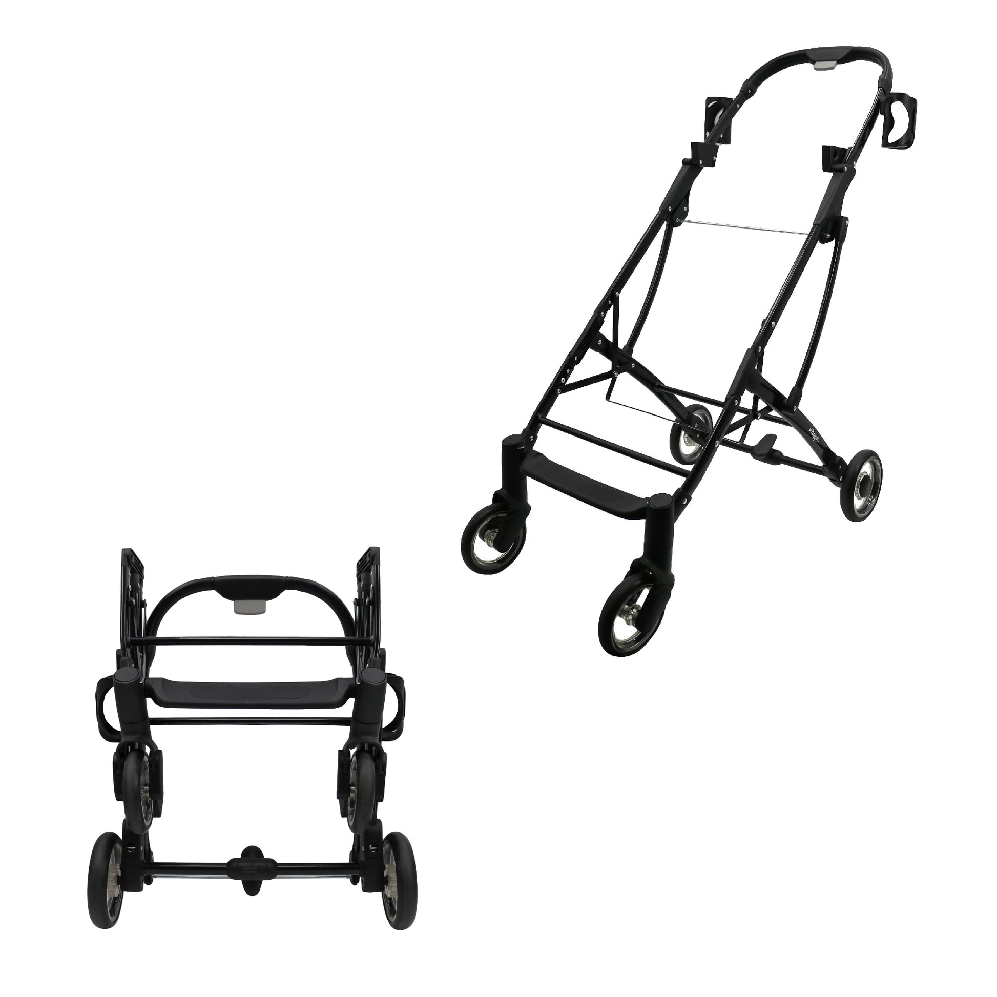foldable stroller frame deluxe double decker