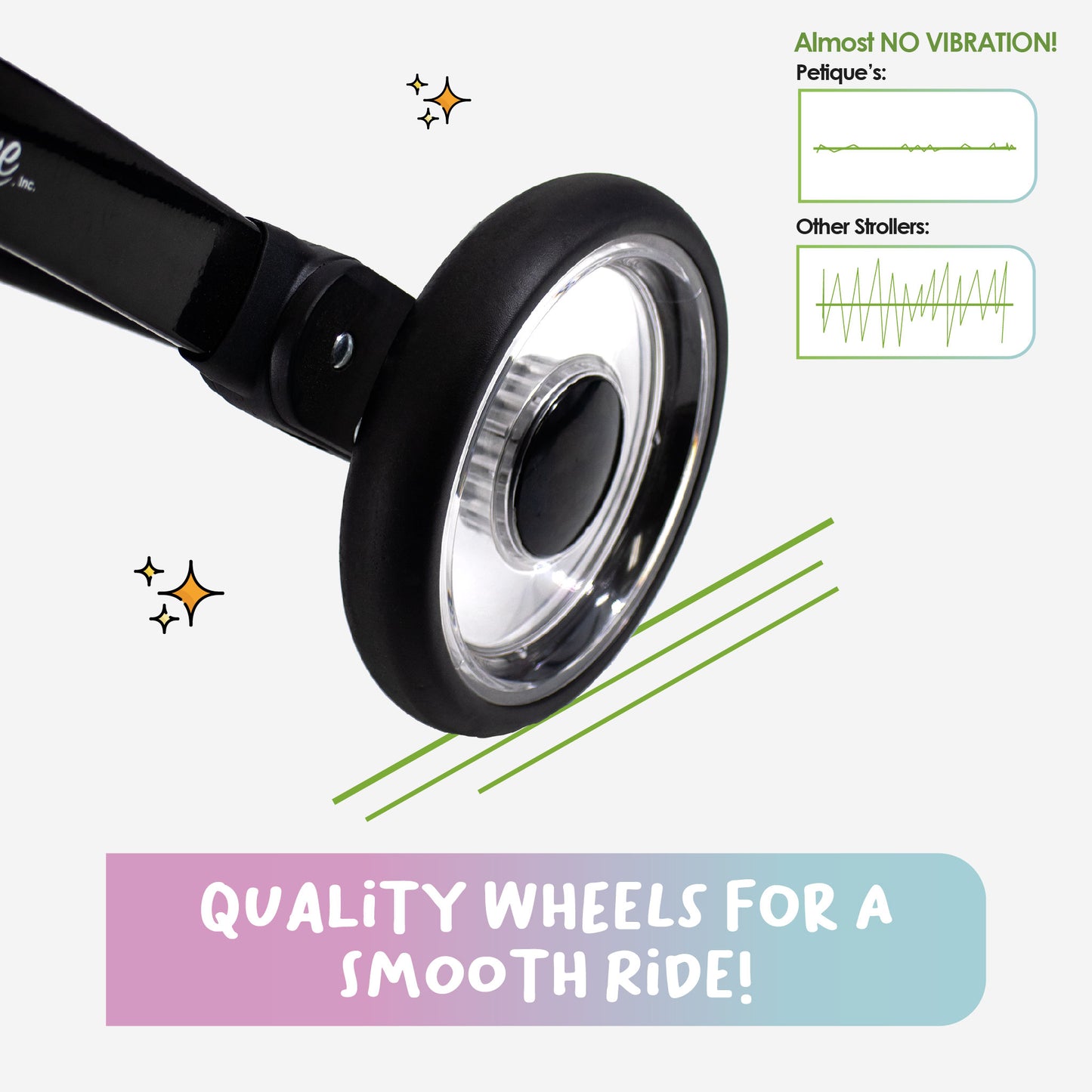 smooth ride pet stroller