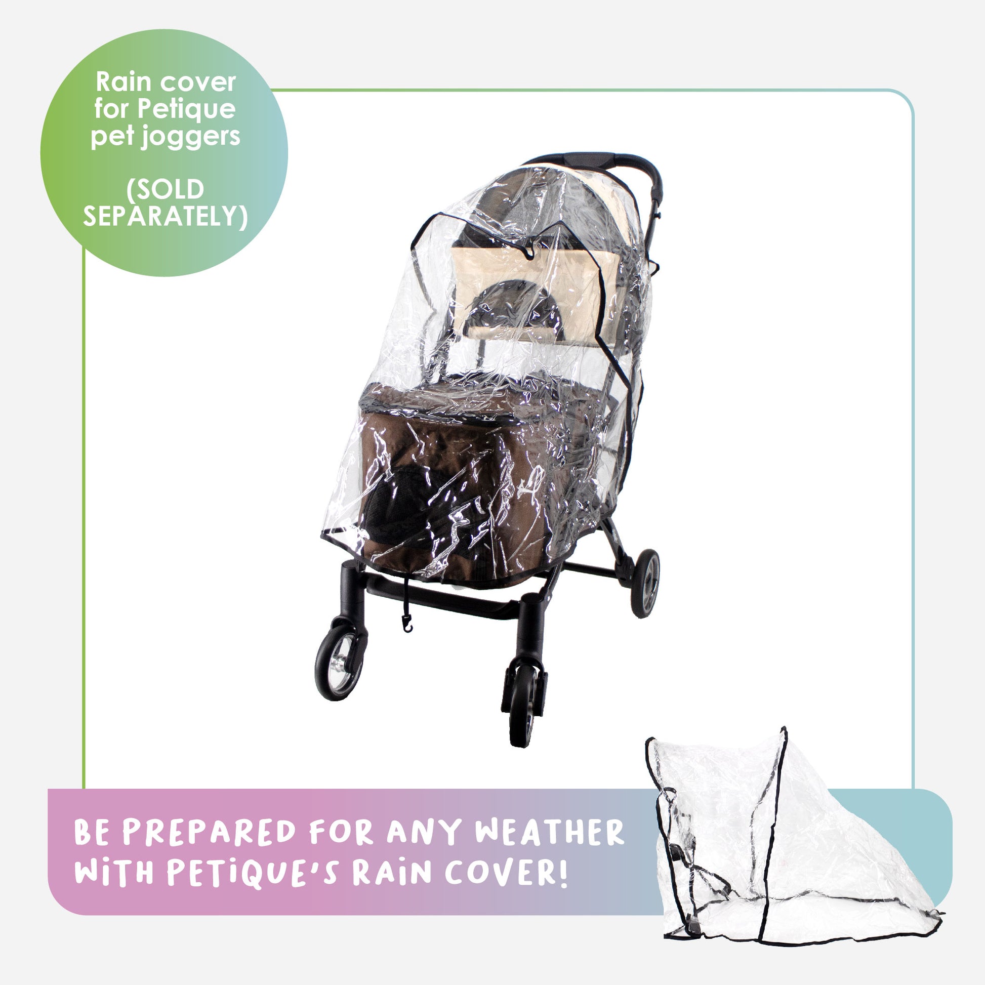 deluxe double decker rain cover