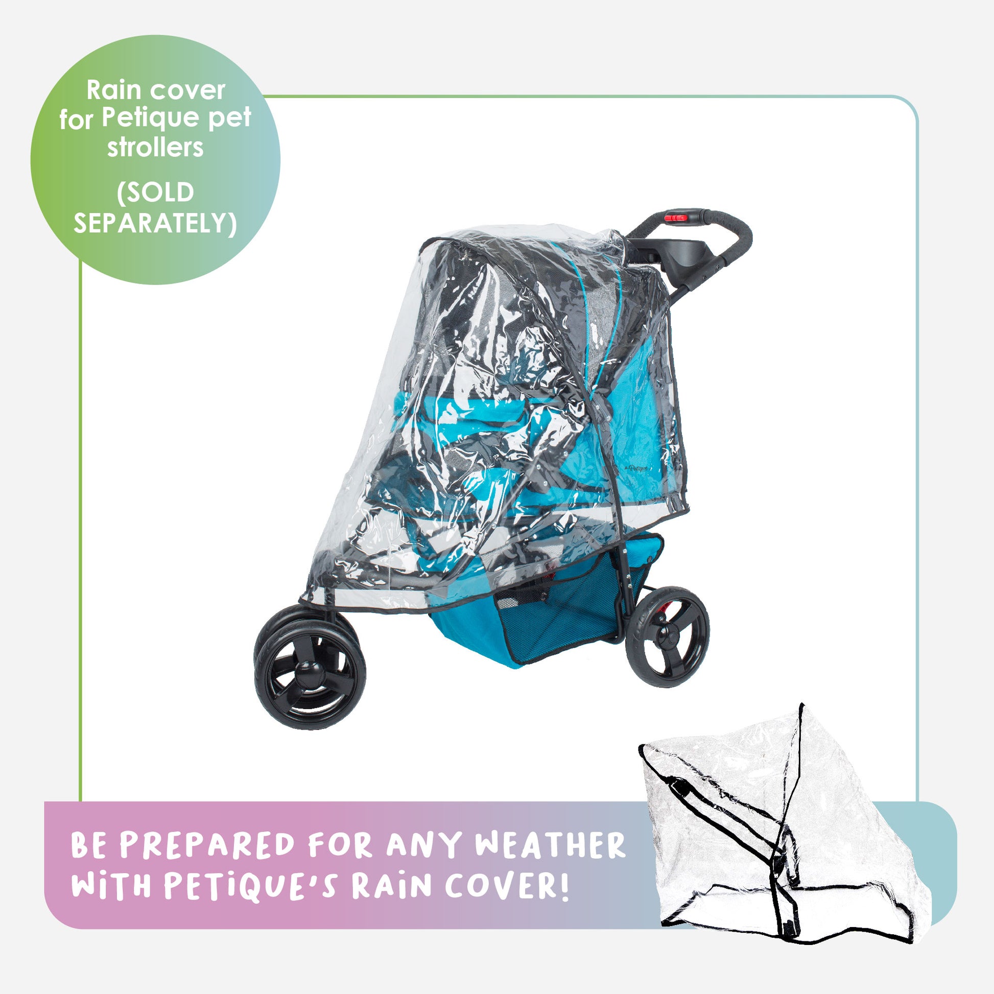 rain cover for durable pet stroller