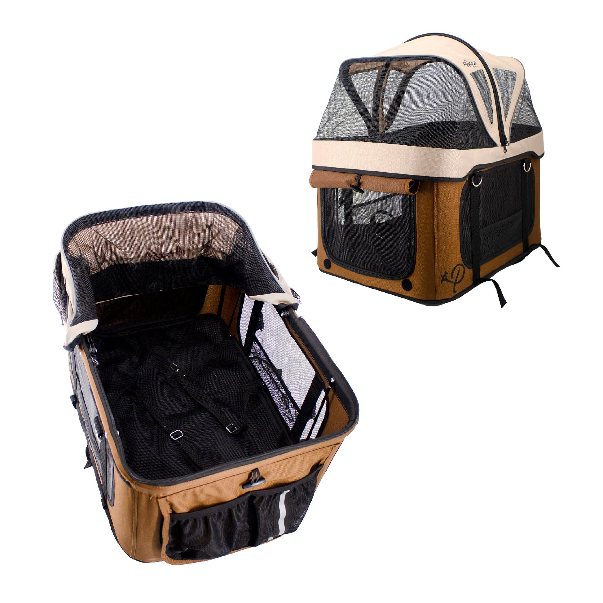 pet stroller and carrier in one