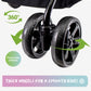 pet stroller with durable wheels
